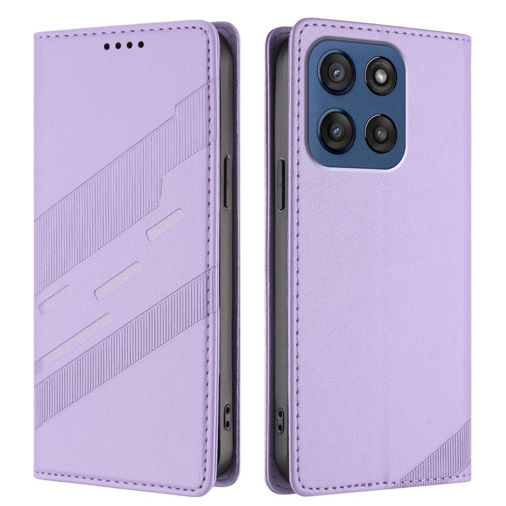 For Motorola Edge 60 5G Phone Cases Punk Style Imprinted Wallet Stand Leather Cover