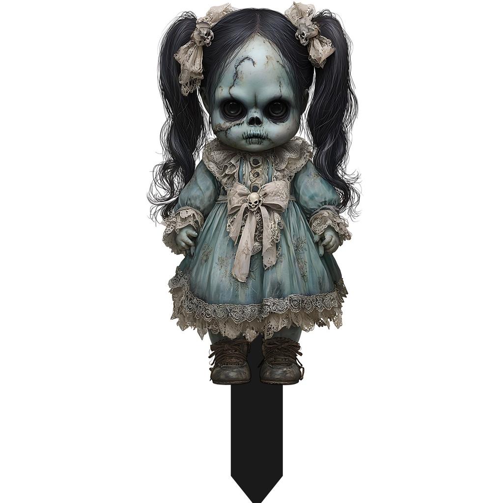 Ужасные украшения для пола двора, Декоративные ужасные реквизиты Пугало, Подходящие для украшения на Хэллоуин, 2D-украшения