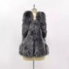 Fur Vest Women's New Autumn and Winter Clothing Outer Wear Temperament Artificial Fur Splicing Imitation Fox Hair Warm Jacket