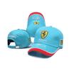 Кепка Ferrari Racing Кепка-бейсболка с вышивкой Cyan Команды Формулы-1 Спортивного Автомобиля