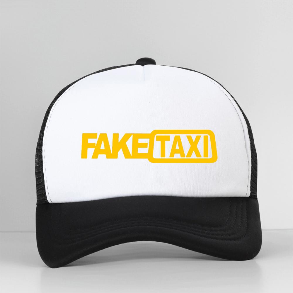 Кепка-бейсболка Fake Taxi Высококачественная Сетчатая Дышащая Летняя Мужская Черная С Принтом Faketaxi Snapback