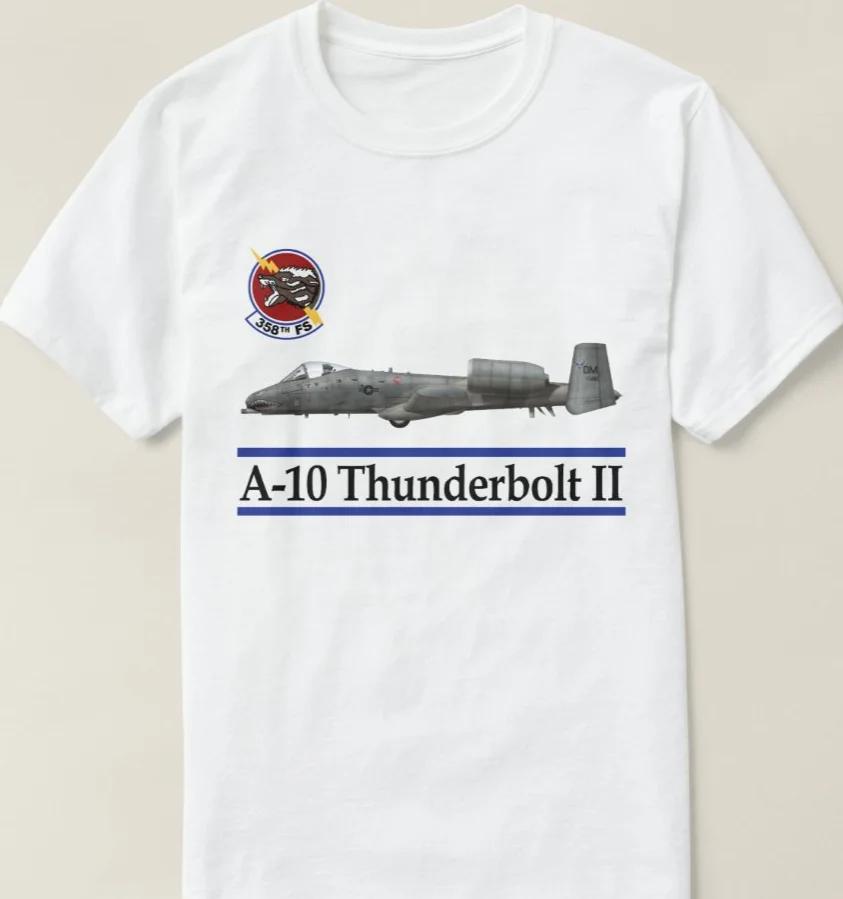 358th Fighter Squadron A10 Thunderbolt Attack Aircraft TShirt Summer Cotton Short Sleeve ONeck Mens T Shirt New S3XL