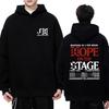 Горячая распродажа Новинка J-hope Hope On The Stage Tour 2025 Толстовки Унисекс Мода Y2k Свитшот Мужской женский Флис С длинным рукавом пуловеры