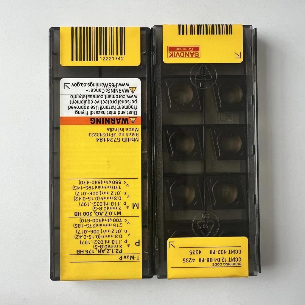 Original Sandvik / CCMT120408-PR 4235 /CNC Lathe Carbide Blade Tool 10 Pcs