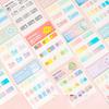 60/90/180PCS Index Tabs Multicolor Classification Stickers Stationery Index Label Memo Notebook Stickers Notes
