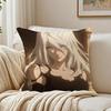 game philosophical NNieR AAutomata Cushion Cover Pillowcase Antidustmite living Room Sofa Decor Cushion Room