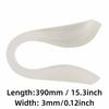 600PCS 3mm Width Quilling Paper Pure Color Ivory White Paper Strips 39cm Length Origami Paper Paper Quilling Art