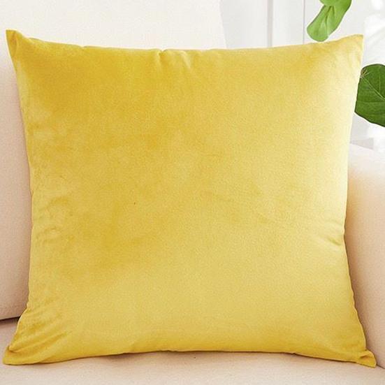 Velvet Pillowcase Pure Color Halloween Home Office Party Decor Bedroom Car Living Room