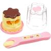 Mimu Doll Feeding Pudding Set - Pretend Dessert Play for Dolls Kids Includes Pudding Cups Pink Spoon  China Origin