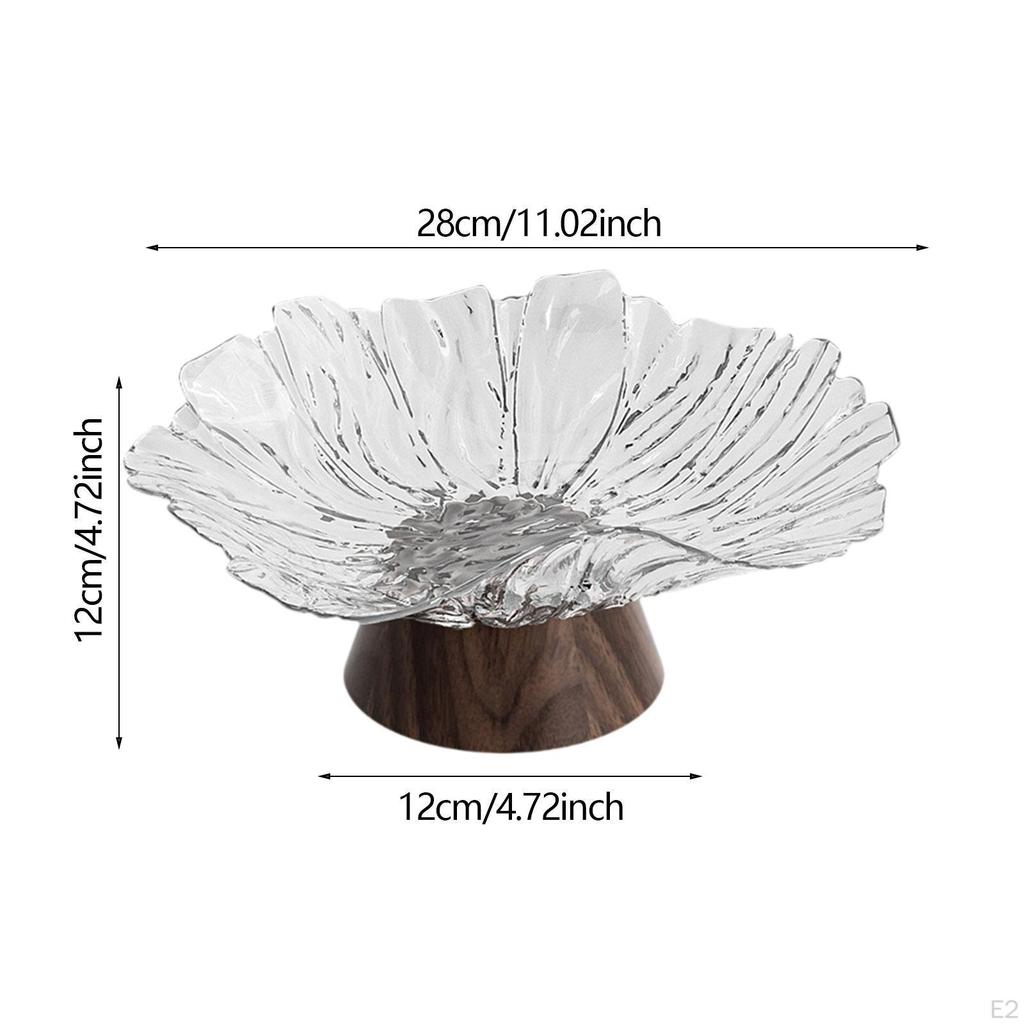 Фруктовница на ножке Поднос для хранения еды и закусок Модный сервировочный для центра стола