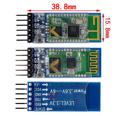 HC-05 HC-06 Мастер-Слейв 6Pin/4Pin Защита от обратной полярности, Интегрированный модуль Bluetooth последовательной передачи, Беспроводной последовательный для Arduino