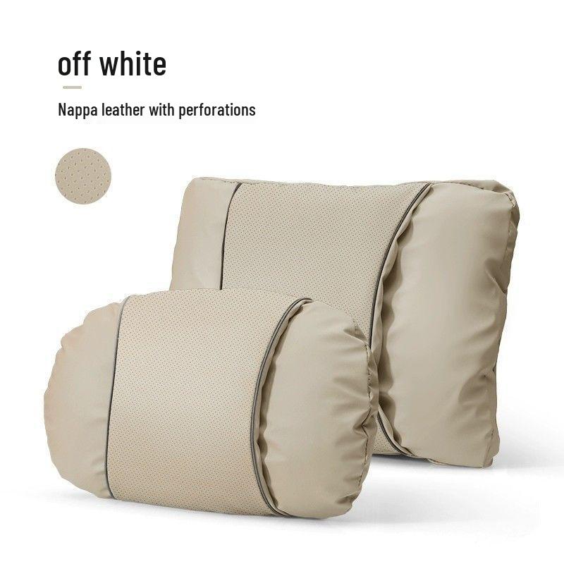 Universal Breathable Headrest Neck and Lumbar Support Pillow for Ideal L6L7L8L9 - All-Season Car Interior Accessory