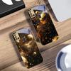 Модель Golden Universe для Samsung A 31 32 A33 A34 35 14 A15 13 16 25 26 50 52 53 54 55 56 70 71 72 73 Золотой стеклянный чехол для телефона