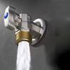 Горячая и холодная вода Большой поток Клапаны перекрытия воды G1/2" с ручкой Ванная комната Кухонная раковина Клапан перекрытия Прочная латунь
