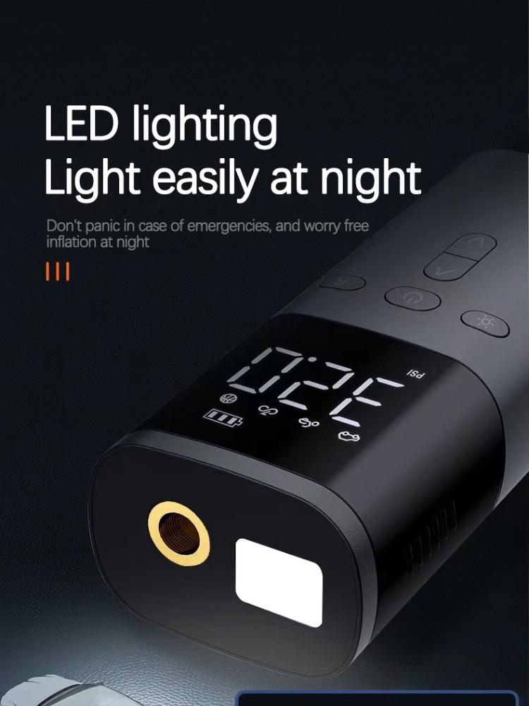 Надувной насос 12 В портативный автомобильный воздушный компрессор для мотоциклов, велосипеда, лодки, накачивающий шины, цифровой автоматический надувной насос