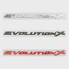 Letter ABS 3D Evolution X Trunk Logo Badge Mitsubishi Evo Lancer Evolution X Automotive Parts Sticker