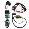 Motorcycle CDI Wiring Harness Loom Ignition Solenoid Coil Rectifier 50 110 125cc