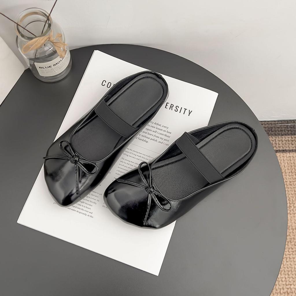 Виноградная мать лето новая сумка голова полусабо одинарная обувь женская носить высокое чувство ретро универсальная обувь мюли женская мода