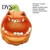 Resin Pumpkin Storage Bowl Big Mouth Box, Halloween Figurine Jewelry Tray, MouthPumpkin Statue Trinket Keys Candy Holder for Home Office Desk
