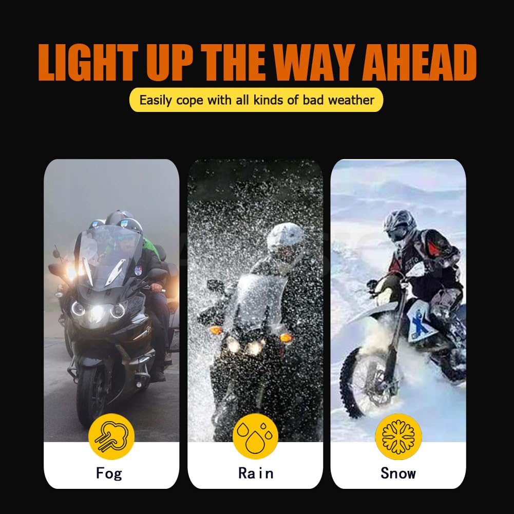 Ruiandsion 2pcs P15S LED Bulb White AC DC 6-30V Super Bright 2020 Model 21SMD