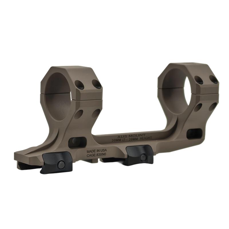 EVOLUTION GEAR CNC Tech AUS Mount H39 1.54" 30mm/34mm Scope Mount with TOP R /12 Mount Cerakoated for Hunting Scope