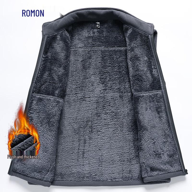 Мужской флисовый жилет Luomeng со стойкой