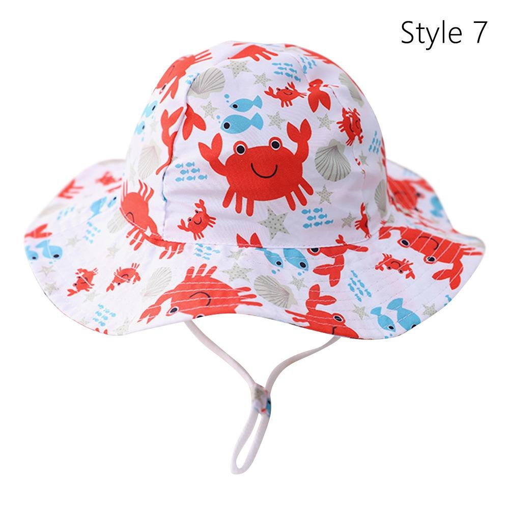 Защита от ультрафиолета Детские шапки Солнцезащитная детская панама Милая шляпа-панама для детей на открытом воздухе Малыш