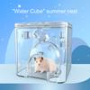 House Ice Cubes Water Filled Hamster Nest Transparent PS Material Cute Cartoon Design