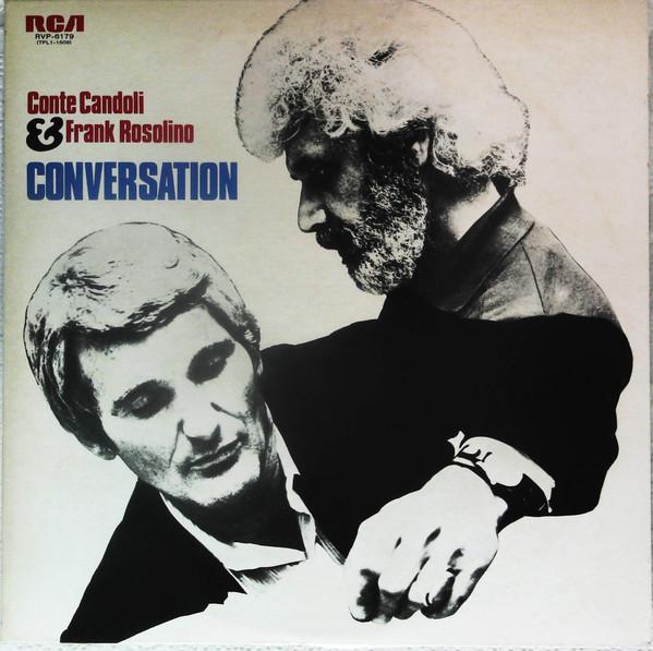 LP Record CONTE CANDOLI, FRANK ROSOLINO - Conversation RVP6179PROMO RCA 1977 Japan Obi Jazz Used
