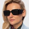 European American Style Women Sun Glasses Rectangle Shape Wide Leg Women's Sunglasses New Stylish Man Sunglasses