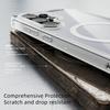 For Samsung Galaxy S25+ Case Compatible with MagSafe Anti Scratch Clear TPU PC Phone Back Cover
