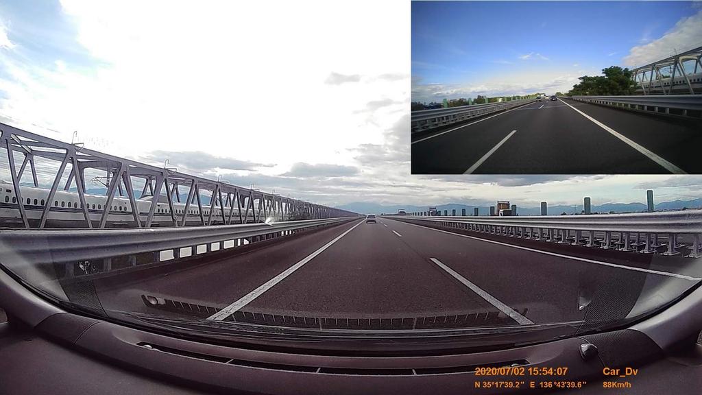 FS-D1002 Full High Definition Drive Recorder, GPS, Front and Rear 2 Cameras, Sony Lens,