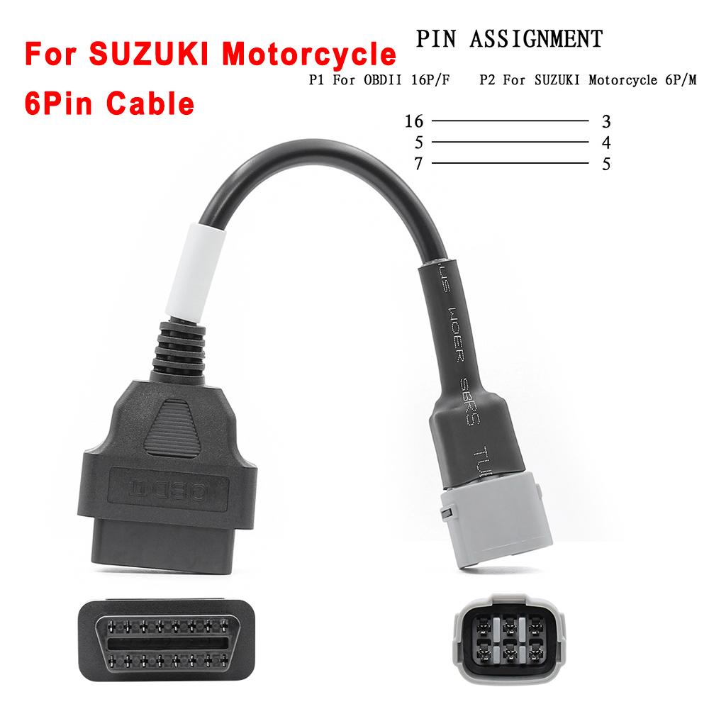 Для KTM OBD2 разъем мотоцикла мотобайка Для YAMAHA Для HONDA Moto Для Ducati OBD 2 удлинительный кабель диагностические инструменты