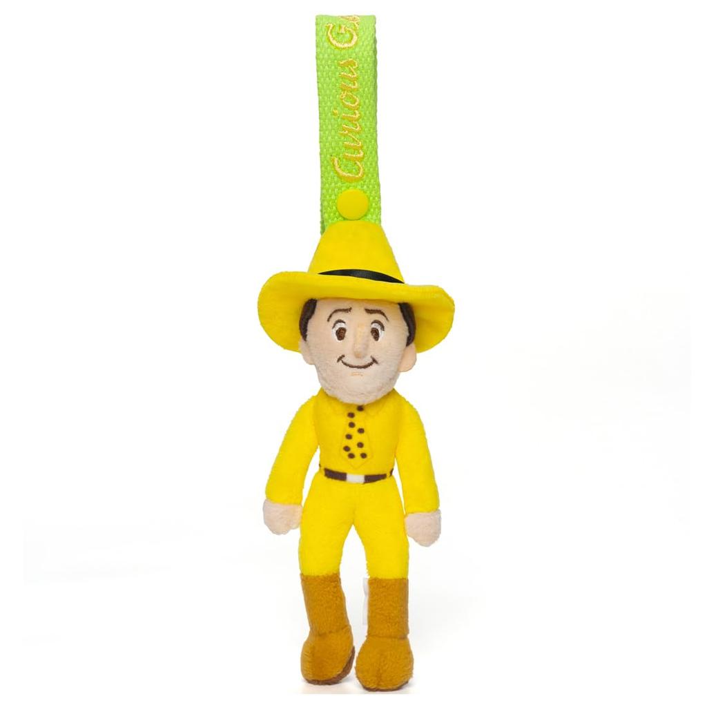 Takara Tomy Arts Curious George Plush Man In a Yellow Approximately 14cm Tall Mascot, Hat,