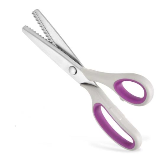 Ножницы зигзаг из нержавеющей стали Многоцелевые портновские ножницы Профессиональные DIY Ножницы для резки ткани Ручные ножницы для шитья