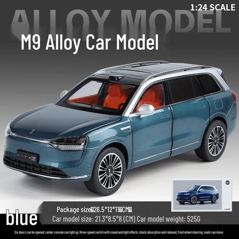 Большая литая модель автомобиля AITO M9 & M7 - Huawei New Energy Детское украшение для автомобиля для мальчиков