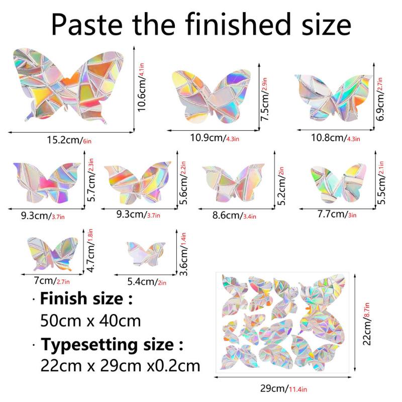 Sun Catcher DIY Window Stickers Rainbow Maker Cat Bird Moon Sun Art Decor for Kids Bedroom Living Room