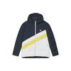 Color Block Hooded Casual Down Jacket Men Outerwear Legendary-Blue F11M349913F-NV
