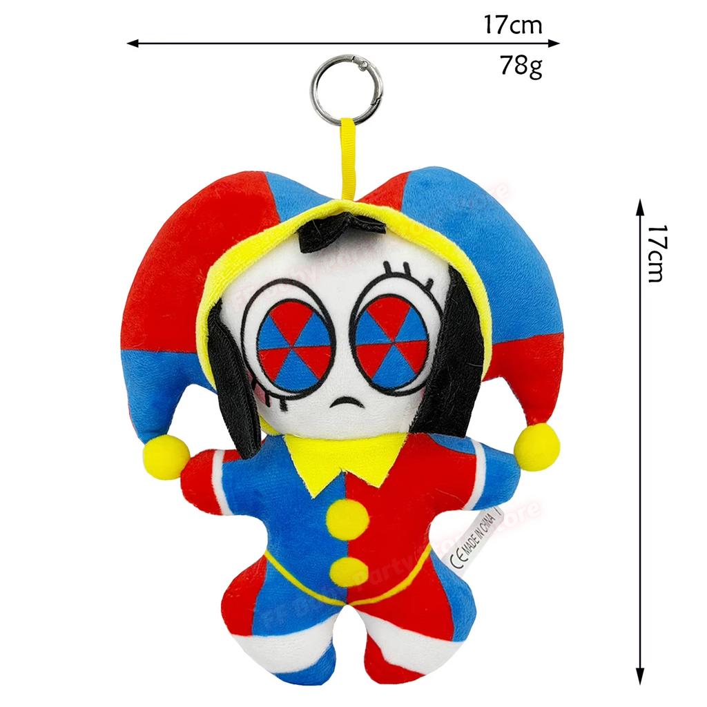 Jax Plush Digital Doll Circus Maid Magical Rabbit Clown Plush Dolls Periphery Stuffed Doll Home Decor Party Favor Birthday Gift