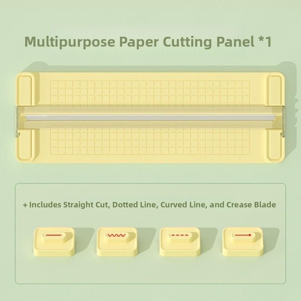 Bidirectional Cutting Manual Paper Trimmer Precision Craft Paper Cutter Shredder School/ Office