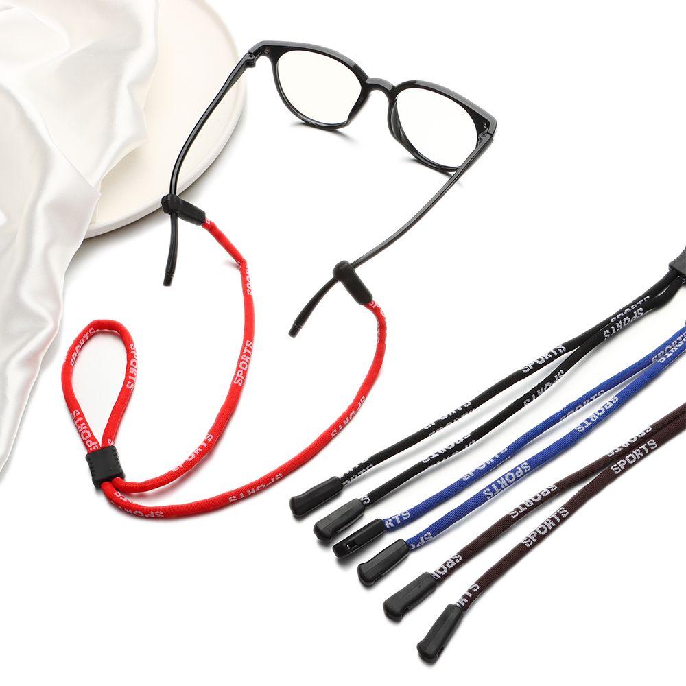 Прочная спортивная цепочка для очков, регулируемый ремешок для очков, шейный шнурок, шнурок для очков, веревочка для очков