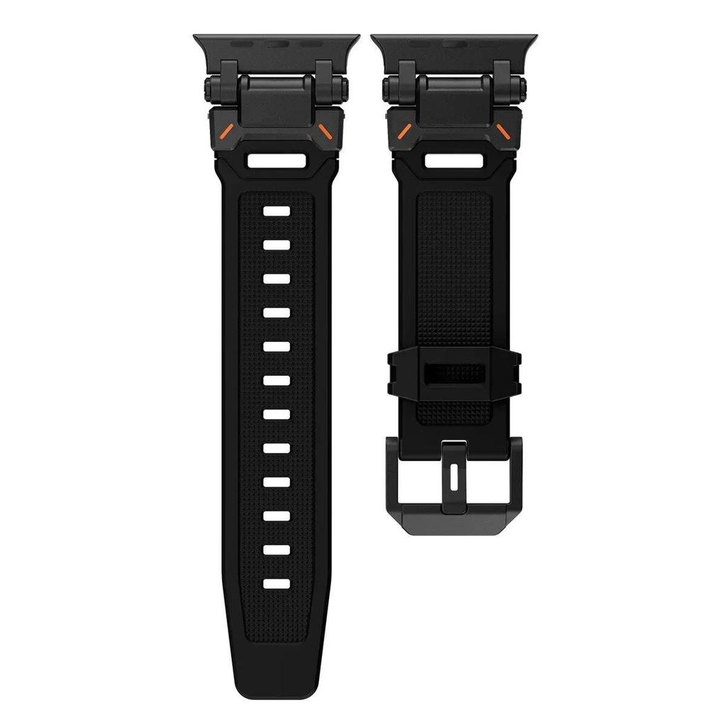 Силиконовый ремешок для Apple Watch Band Ultra 2 1 49 мм 45 мм 44 мм 42 мм мягкий спортивный ремешок для iWatch Series 9 8 7 6 5 SE аксессуары для браслетов