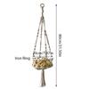 Macrame Wall Hanging Basket Storage Basket Decoration Rope Weaving Flower Pot Plant Hanger Hammock Organizer Bohemian Home Decor