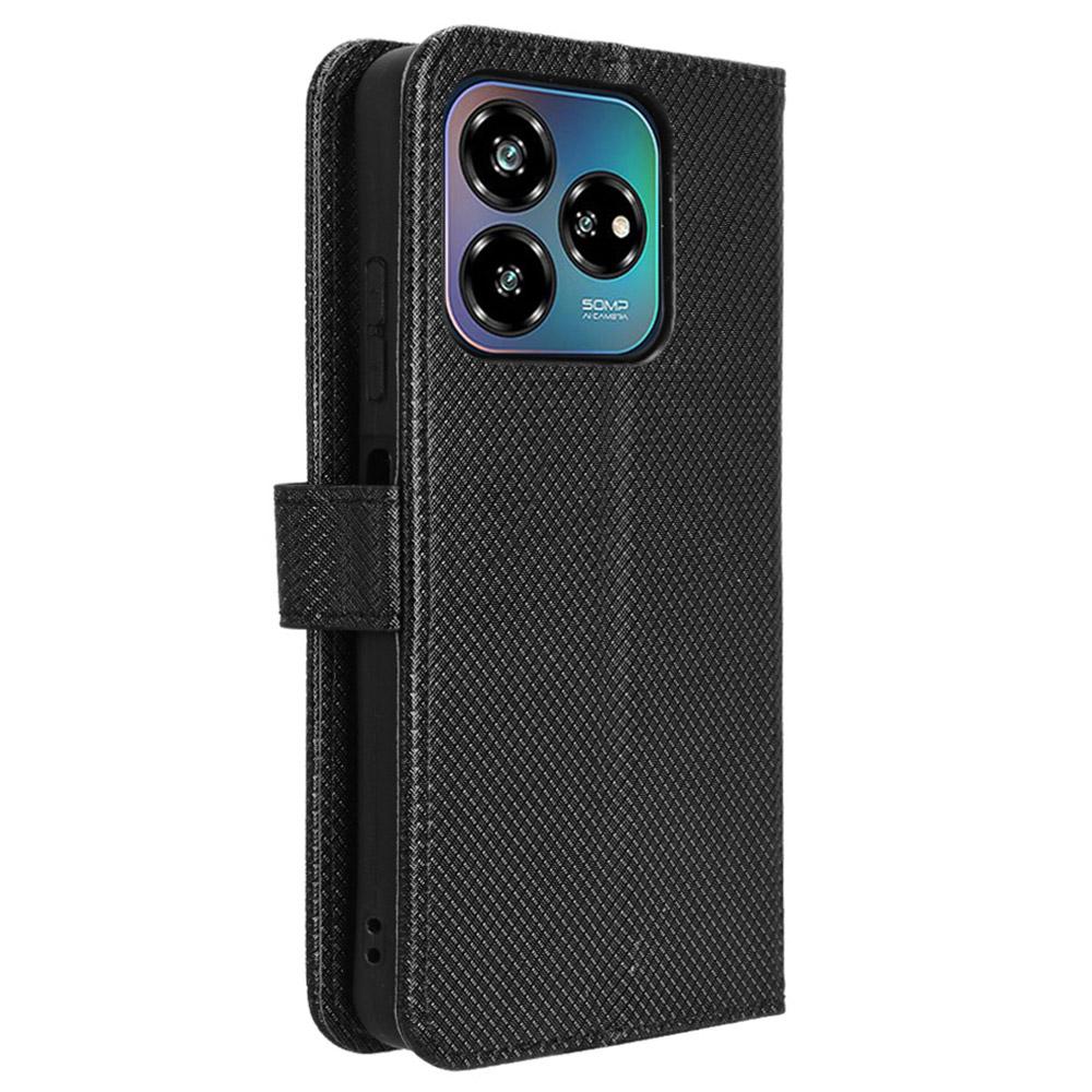 Для ZTE Axon 60 Lite/Blade V60 Vita Чехол для телефона из ПУ кожи с ромбовидной текстурой Противоударный чехол