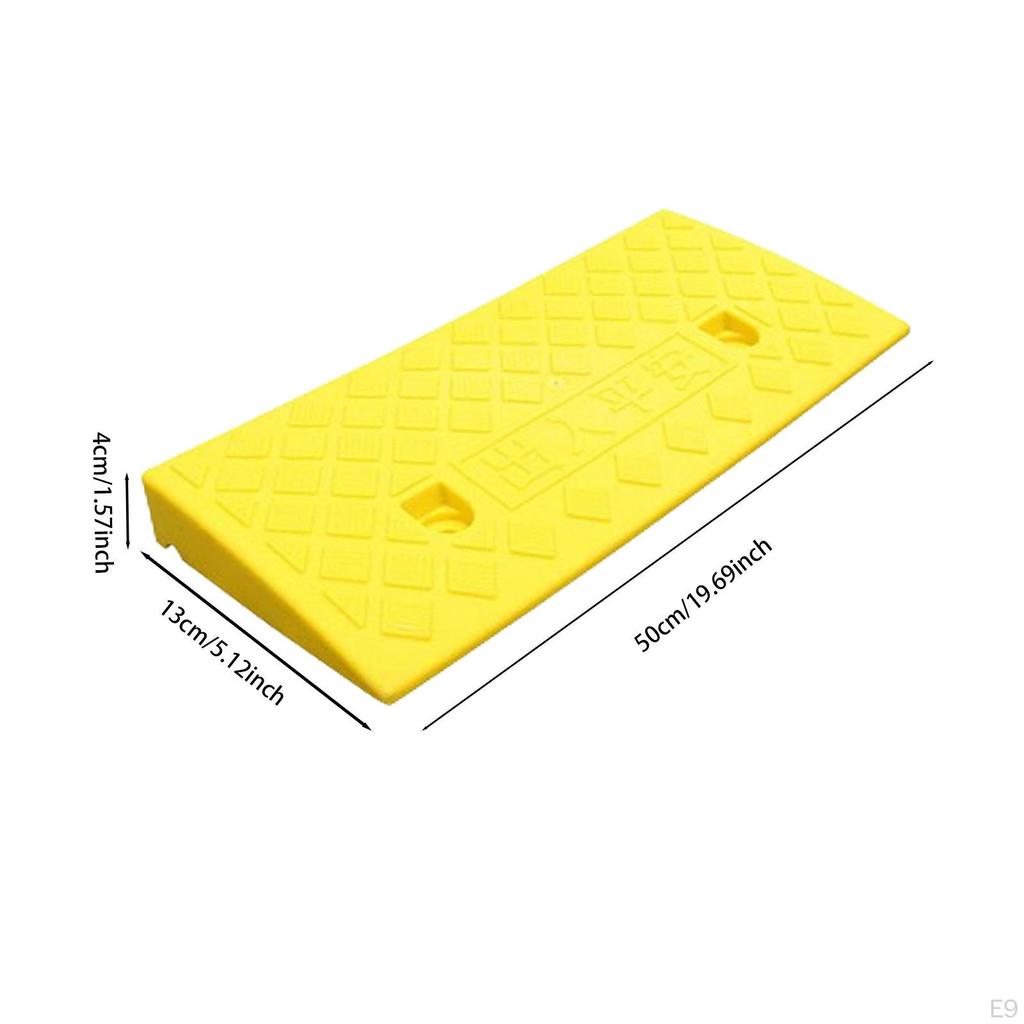 Curb Ramp Driveway Car Climbing Triangle Pad Auto Accessories Threshold Roadside Slope