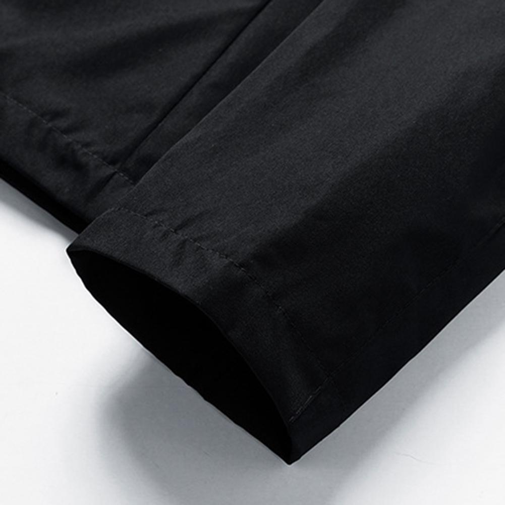 2023 Men's High-End Pique Stand Collar Jacket: Trendy Korean Style for Spring and Autumn