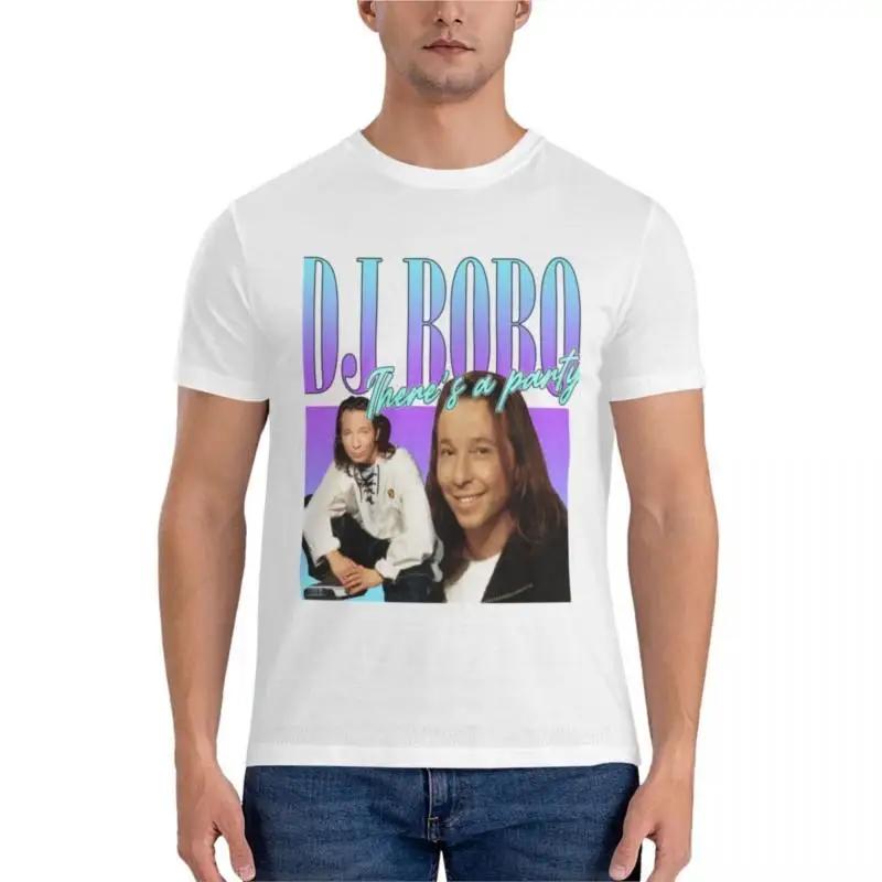DJ Bobo 90s Style Eurodance Classic Essential T-Shirt Oversized T Shirt Tops Brand T-shirt Men Cotton Teeshirt
