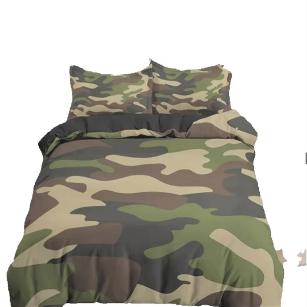 Домашний текстиль Cool Boy Girl Kid Adult Duver Cover Set Camouflage Beddding Sets King Queen Twin Chair Covers With Pillow Cover
