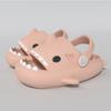 Fashion Comwarm New Kids Shark Sandals Indoor Cute Cartoon Shark Slippers Boys And Girls Summer Beach Slippers Non-Slip Bathroom Slides