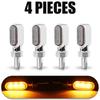 8mm Mini led Motorcycle Turn signal Light lamp Indicators Blinker clignotant moto led for honda yamaha kawasaki cafe racer 12V